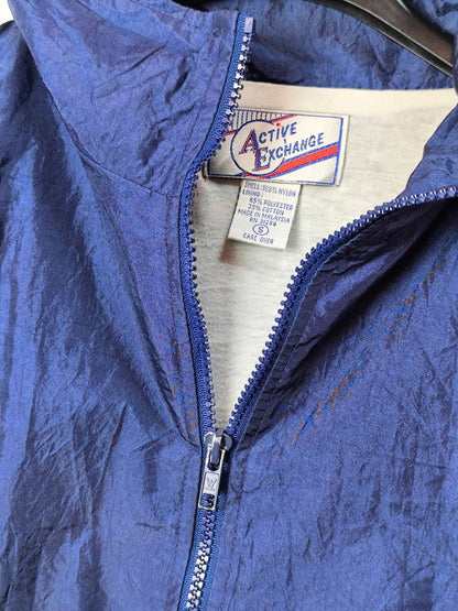 Electric Blue Baroque Windbreaker – by Active Exchange