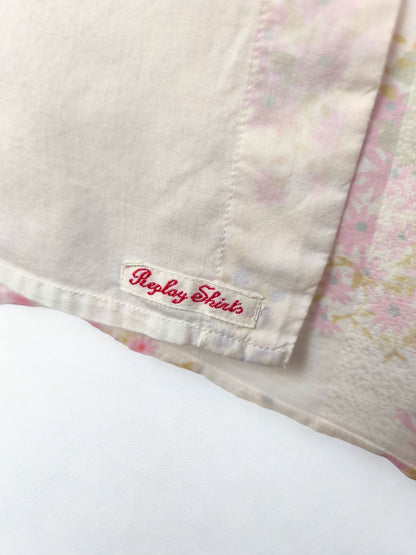 Replay Floral Embroidered Shirt