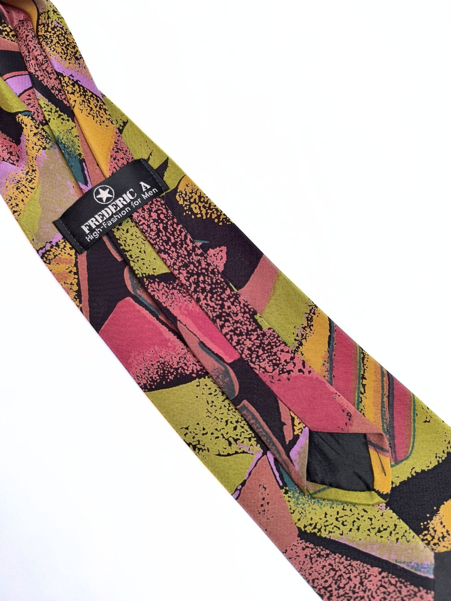 Vintage Abstract Silk Tie – FREDERIC A High Fashion for Men