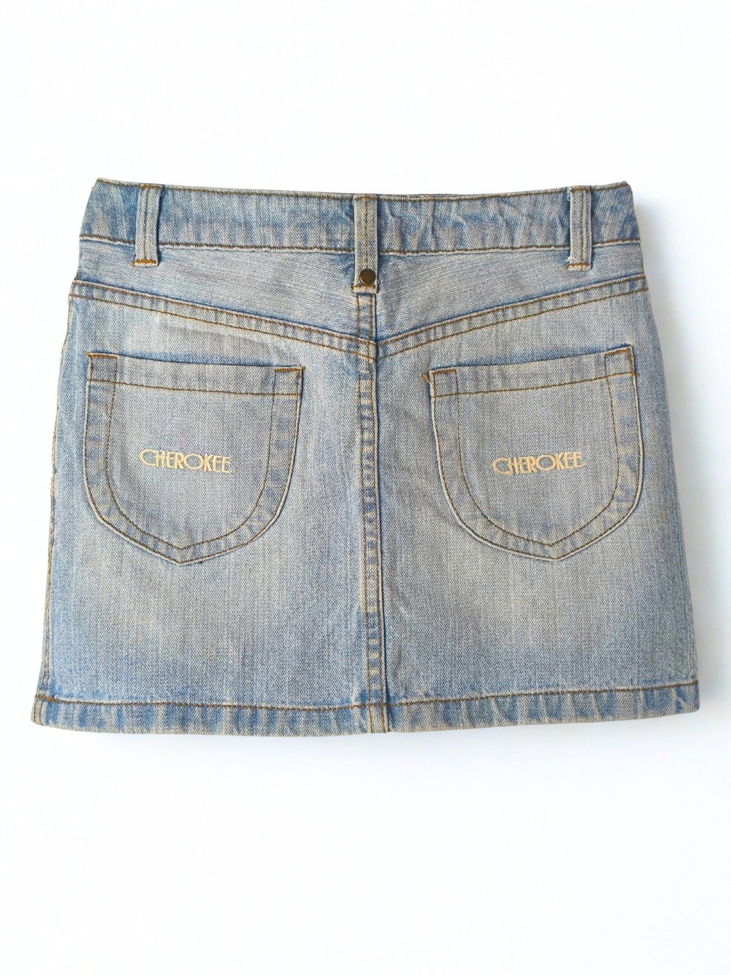 Y2K Cherokee Denim Mini Skirt
