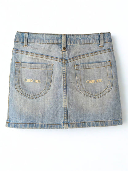 Y2K Cherokee Denim Mini Skirt