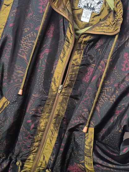 Vintage Sunterra Lady Windbreaker Jacket – '80s Paisley Glam