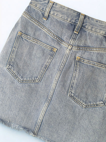 ASOS Denim Mini Skirt