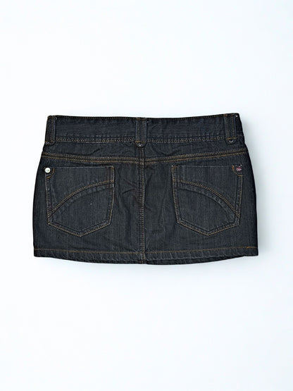Y2K Low Rise Mini Denim Skirt "PEONY Jeans"