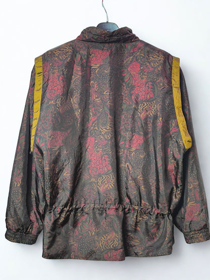 Vintage Sunterra Lady Windbreaker Jacket – '80s Paisley Glam