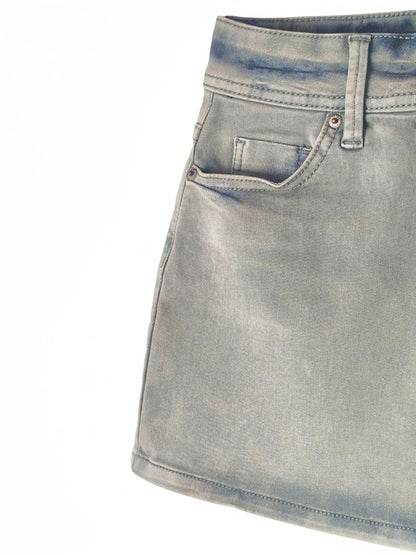 Y2K Denim Mini Skirt by Sublevel
