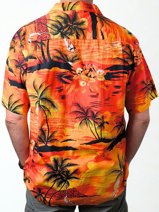 Vintage Hawaiian Sunset Shirt by Hawaiihemdshop.de