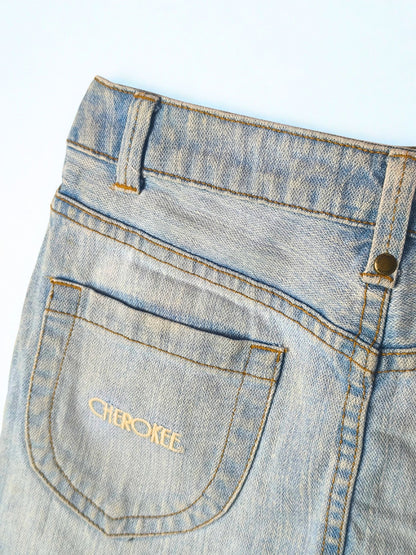 Y2K Cherokee Denim Mini Skirt