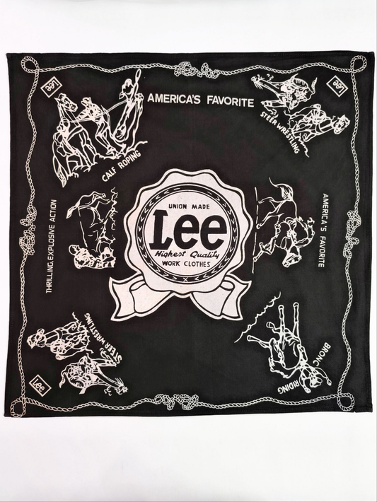 Vintage Lee Western Bandana – “America’s Favorite”