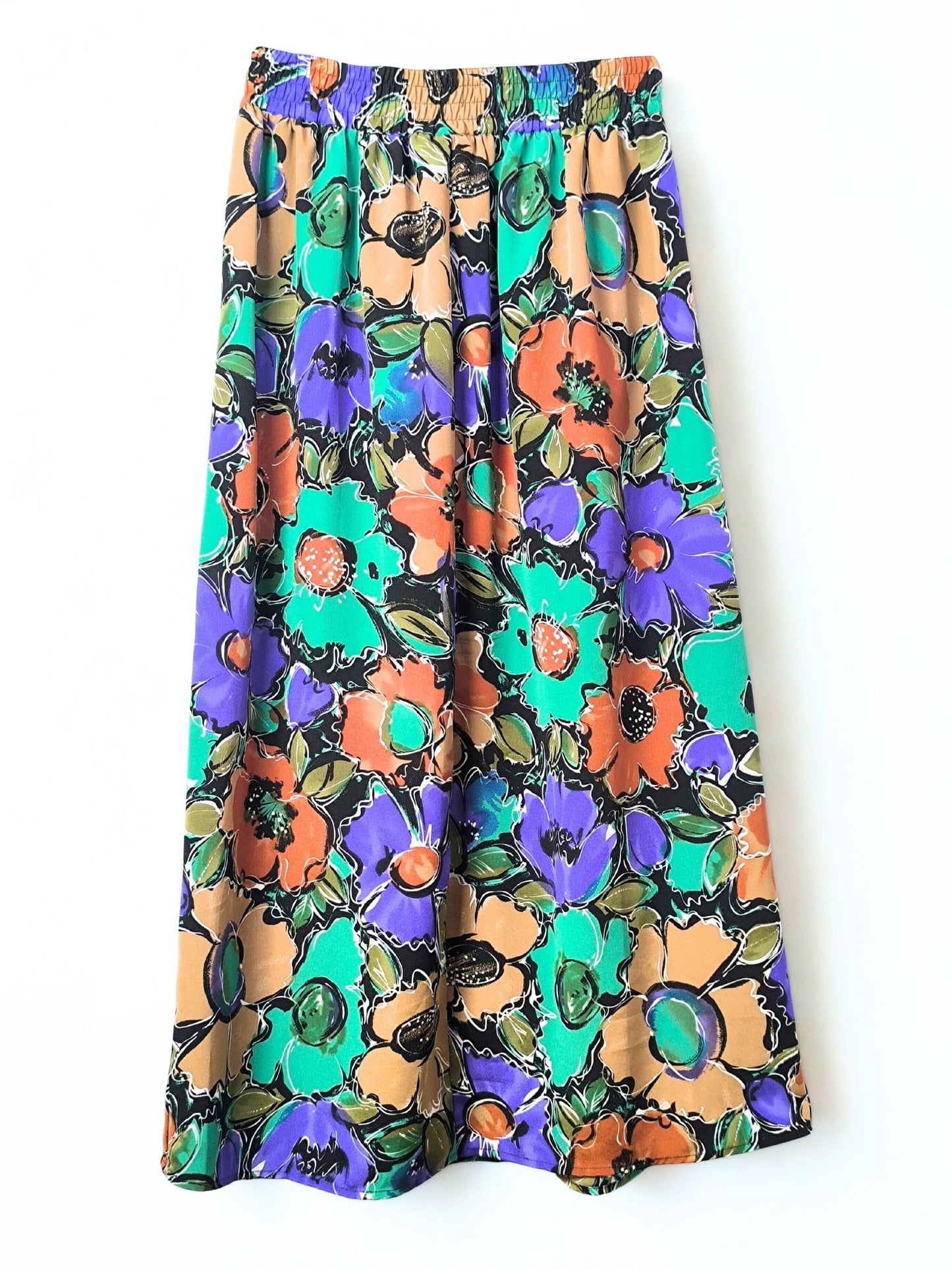 Vintage Floral Midi Skirt – L'Ultima Linea