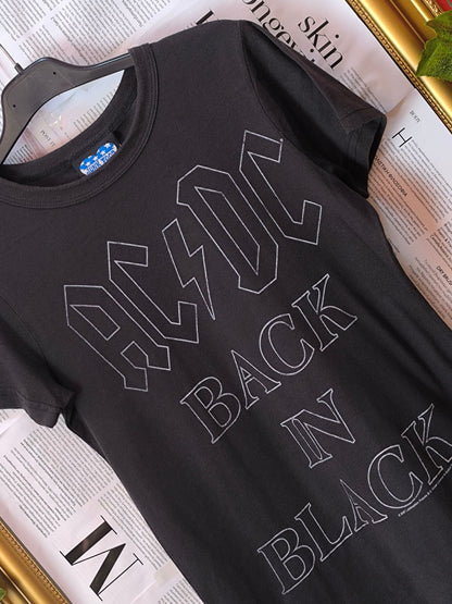 AC/DC “Back in Black” Junk Food T-Shirt — 2007 / Made in U.S.A.
