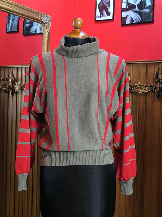Vintage FREYA Strickmoden Turtleneck Sweater – Made in West Germany