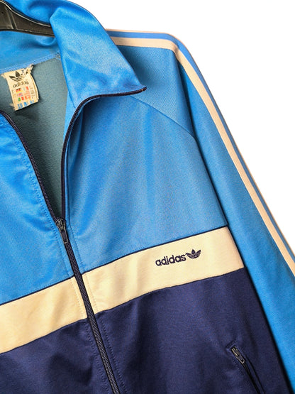 Adidas Trefoil Track Jacket – Late 70s West Germany | Slim Fit Retro Rarity
