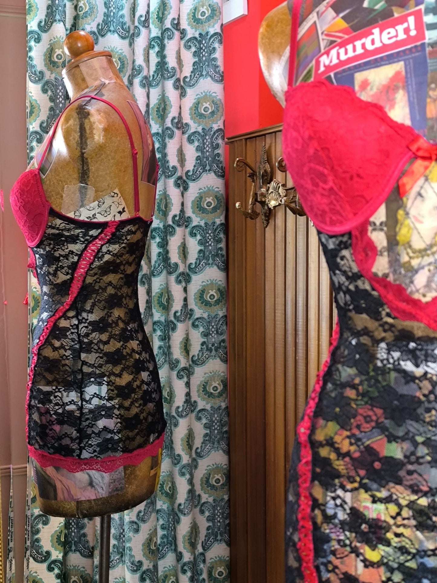 Y2K Black & Red Lace Slip Dress – Just Sexy Lingerie