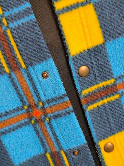 Vintage X-Form Fleece Checked Shirt – Made in Italy
