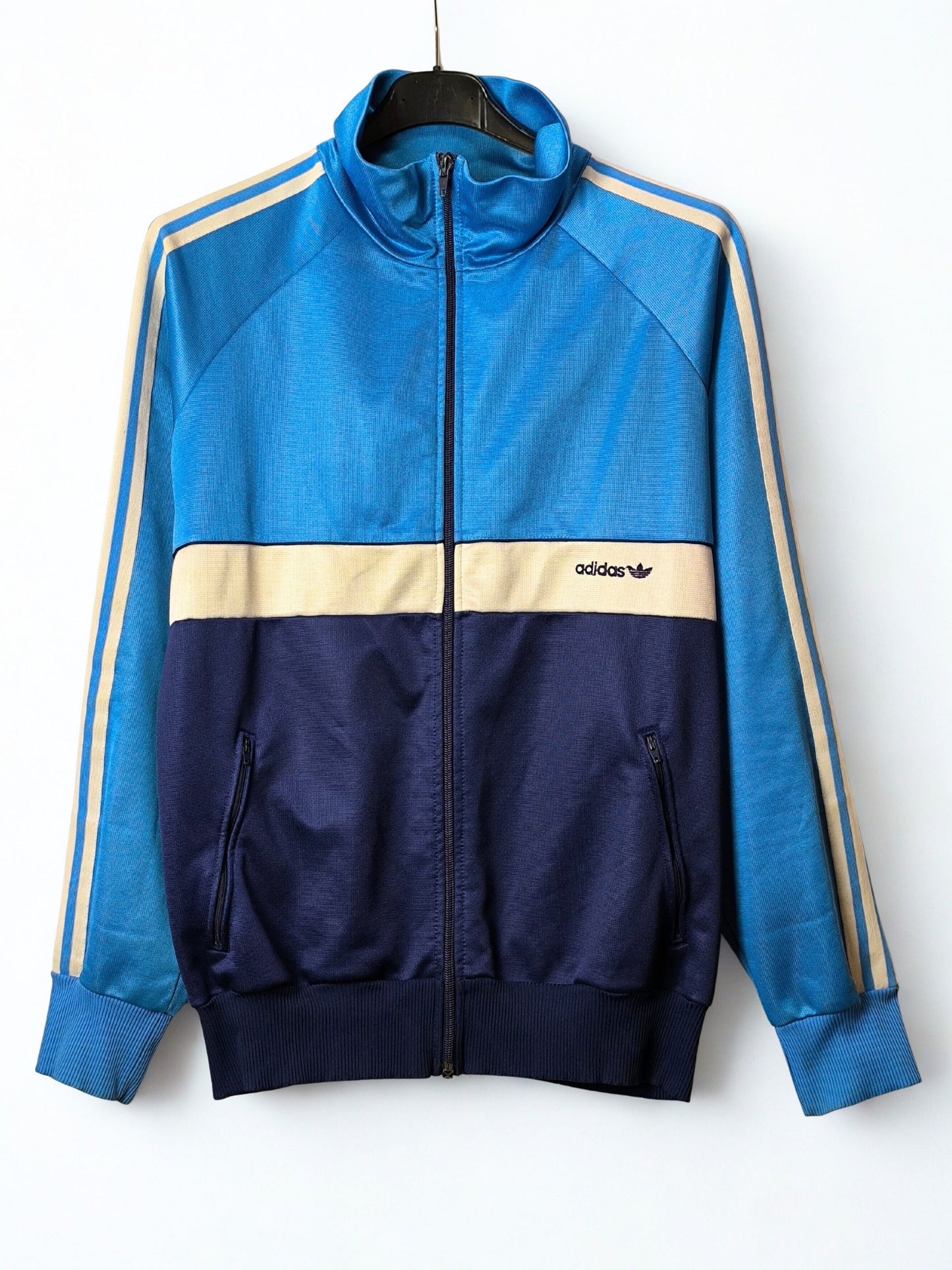 Adidas Trefoil Track Jacket – Late 70s West Germany | Slim Fit Retro Rarity