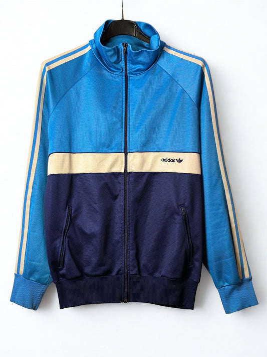 Adidas Trefoil Track Jacket – Late 70s West Germany | Slim Fit Retro Rarity