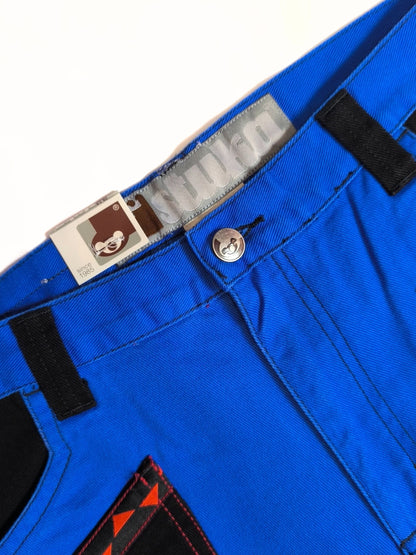Deadstock Stuka Blue Wide Leg Baggy Pants – 90s–Early 2000s Original Skate Streetwear