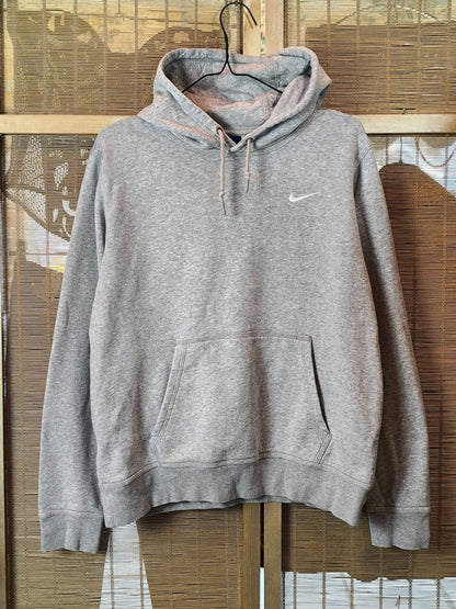 Nike Grey Hoodie featuring Embroidered Swoosh