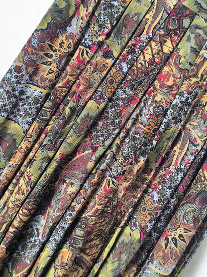 Vintage Pleated Midi Skirt – Made in West Germany