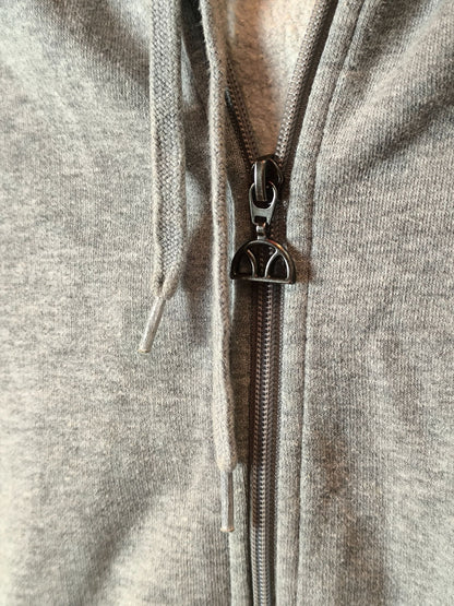 Ellesse Classic Grey Zip-Up Hoodie (Unisex S)