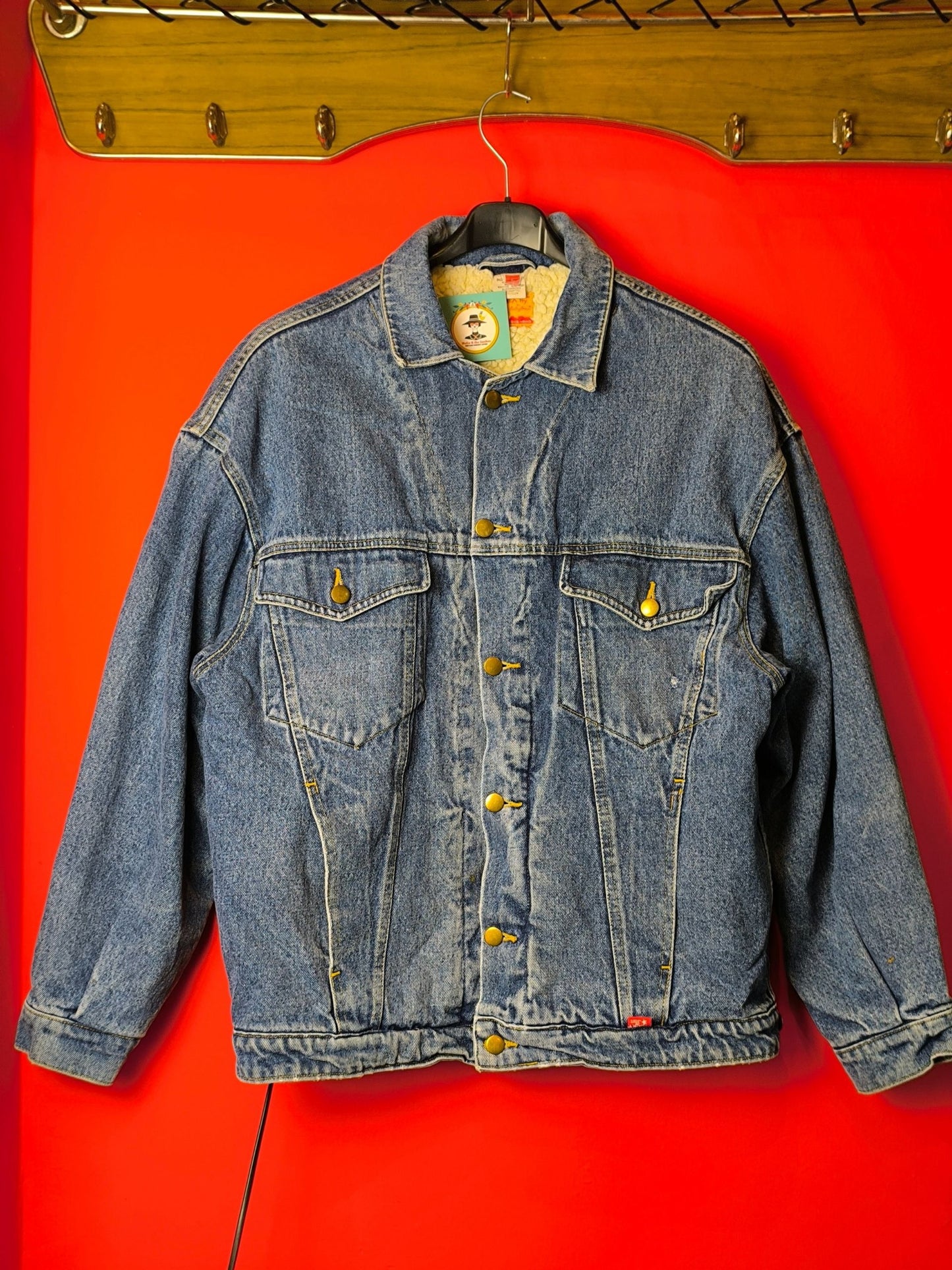 Per Plex Try Vintage Sherpa Denim Jacket