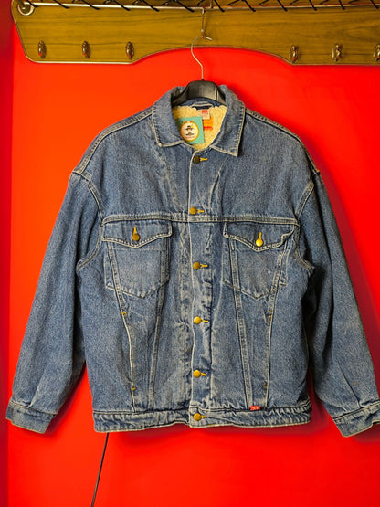 Per Plex Try Vintage Sherpa Denim Jacket