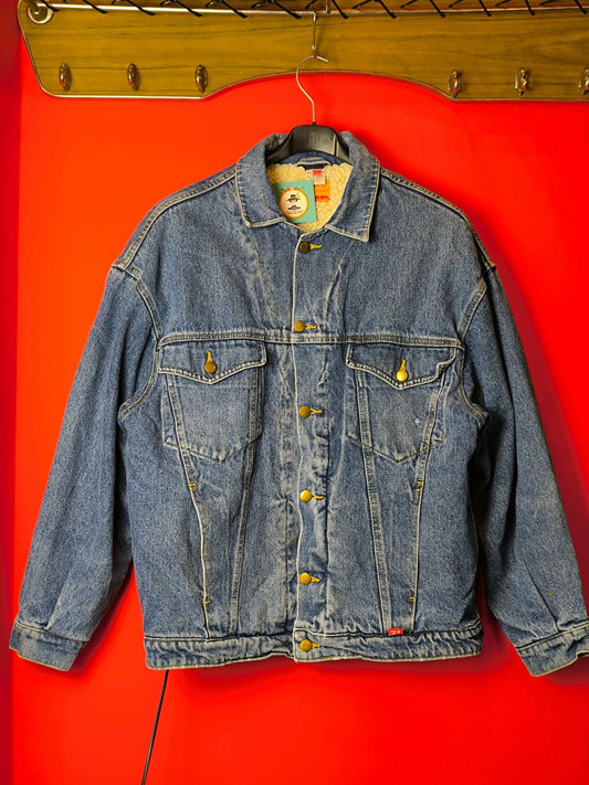 Per Plex Try Vintage Sherpa Denim Jacket