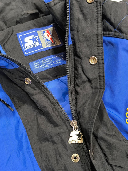 Vintage Starter x Golden State Warriors NBA Puffer Jacket (1990s)
