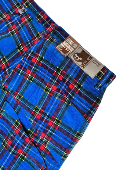 Deadstock STUKA Y2K Wide Leg / Baggy Tartan Corduroy Cargo Pants
90s – Early 2000s Original Streetwear