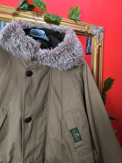 Unisex Brooksfield Sportive Made in Italy Vintage Parka Jacket