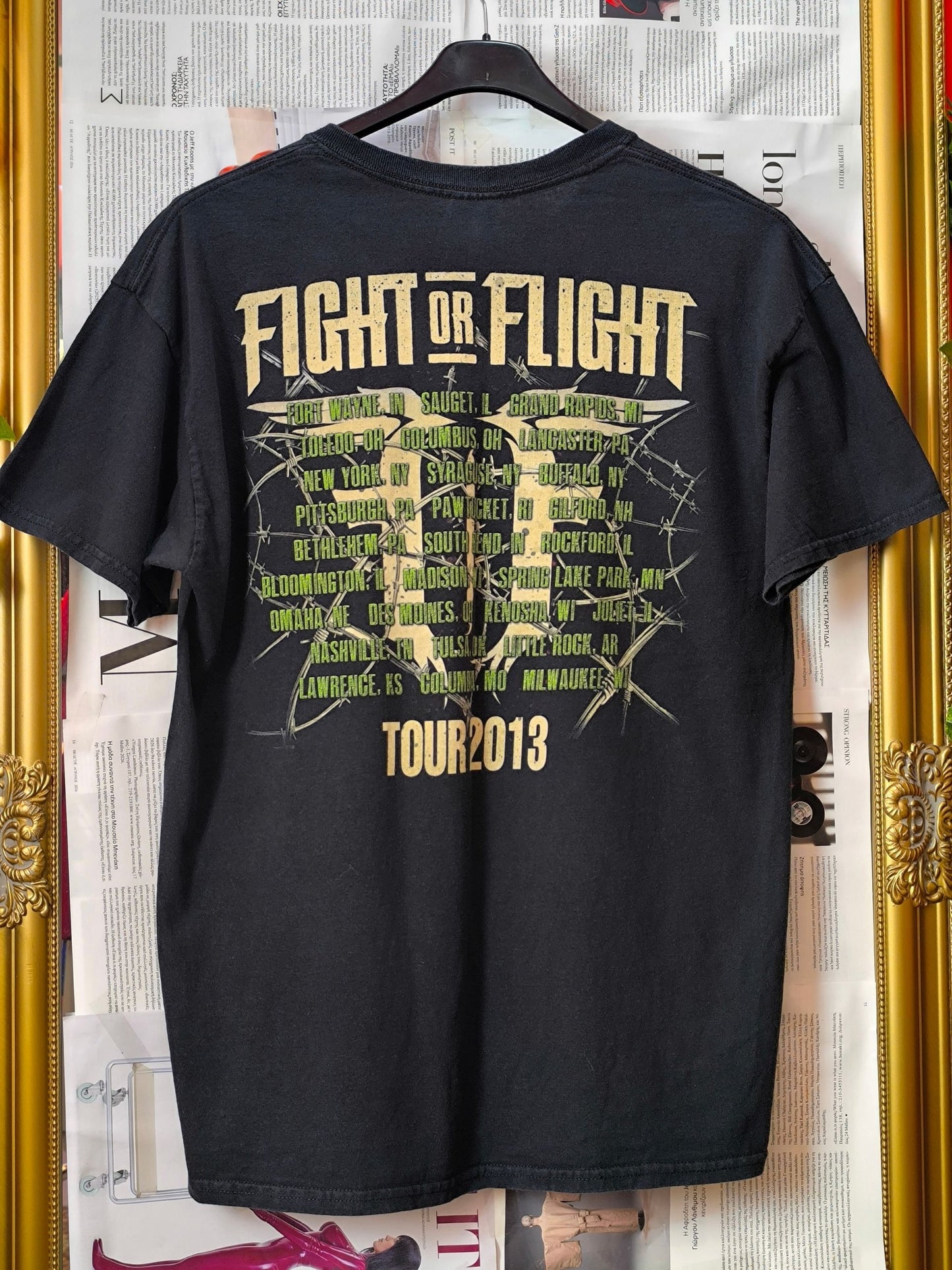 Fight or Flight “A Life by Design?” Tour 2013 Graphic T-Shirt