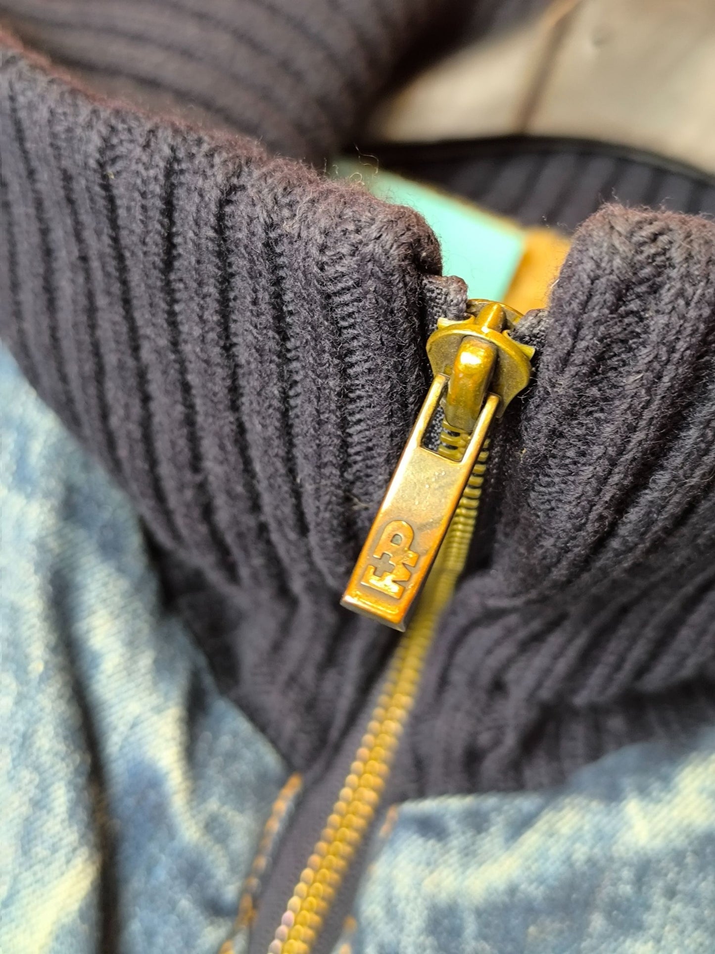 Men’s Iced-Wash Sherpa Bomber Jacket – Melting Pot - Late 80s – Early 90s Italian streetwear outerwear