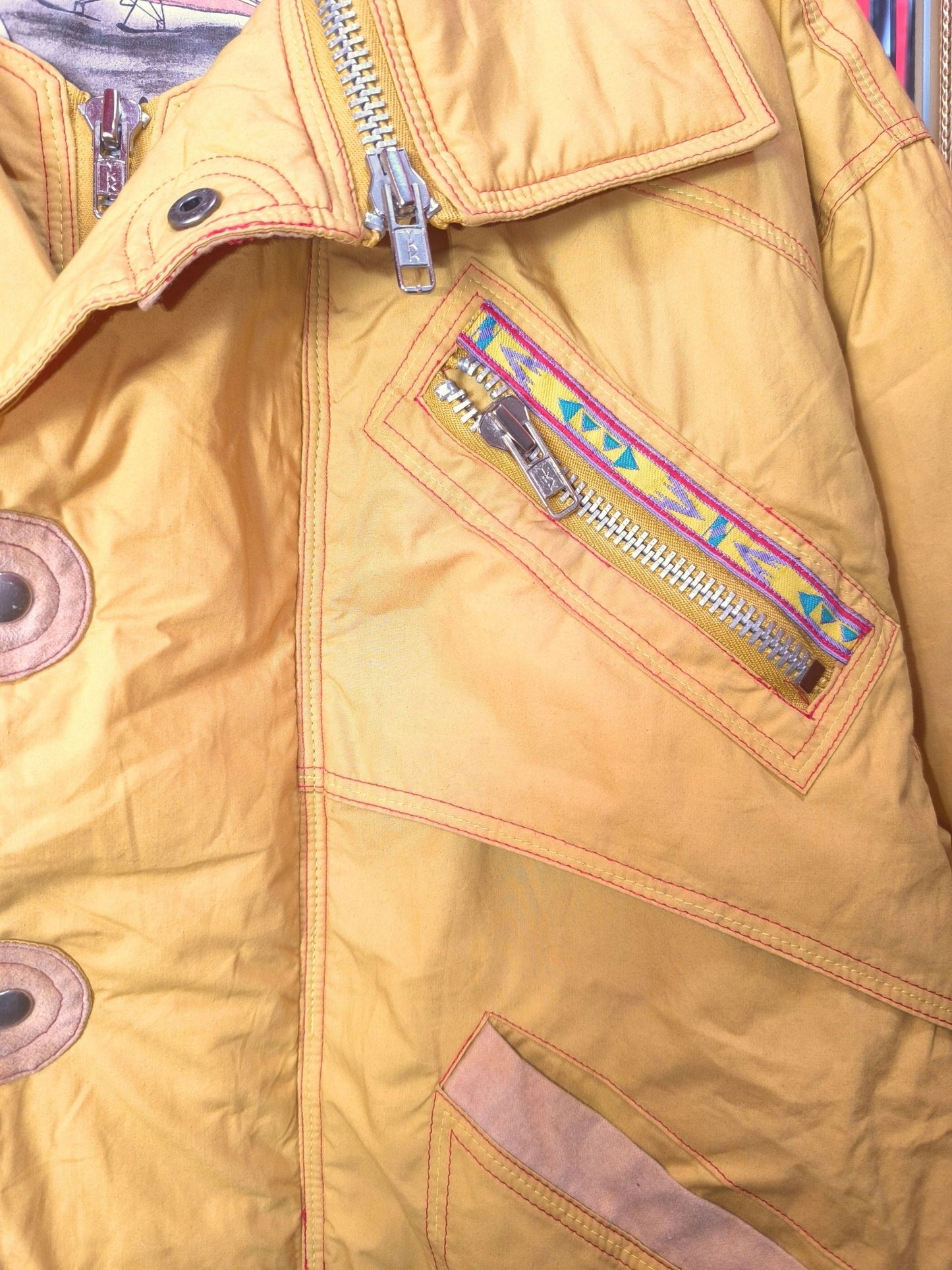 Vintage Alaska Line “Cougar” Expedition Jacket – Mustard Cotton, Late 80s