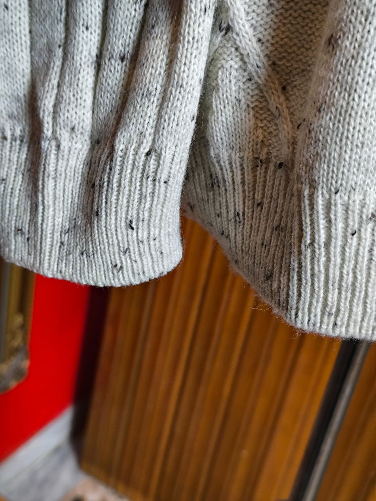 Vintage Grand Central Speckled Knit Sweater