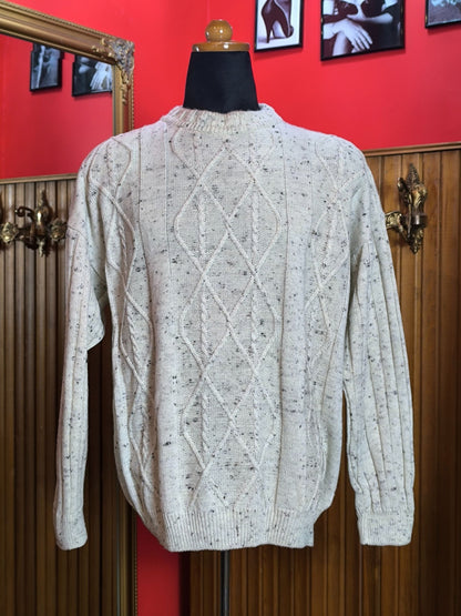 Vintage Grand Central Speckled Knit Sweater