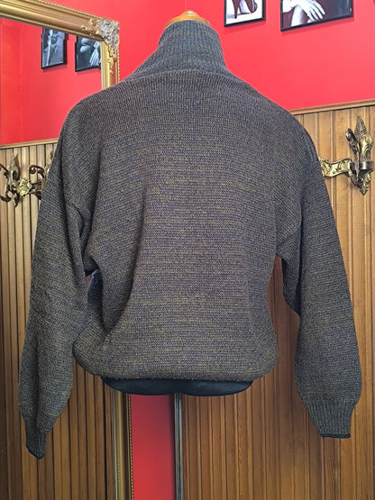 Vintage Italian “Hunter Scene” Knit Sweater by Allora