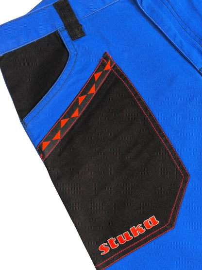 Deadstock Stuka Blue Wide Leg Baggy Pants – 90s–Early 2000s Original Skate Streetwear