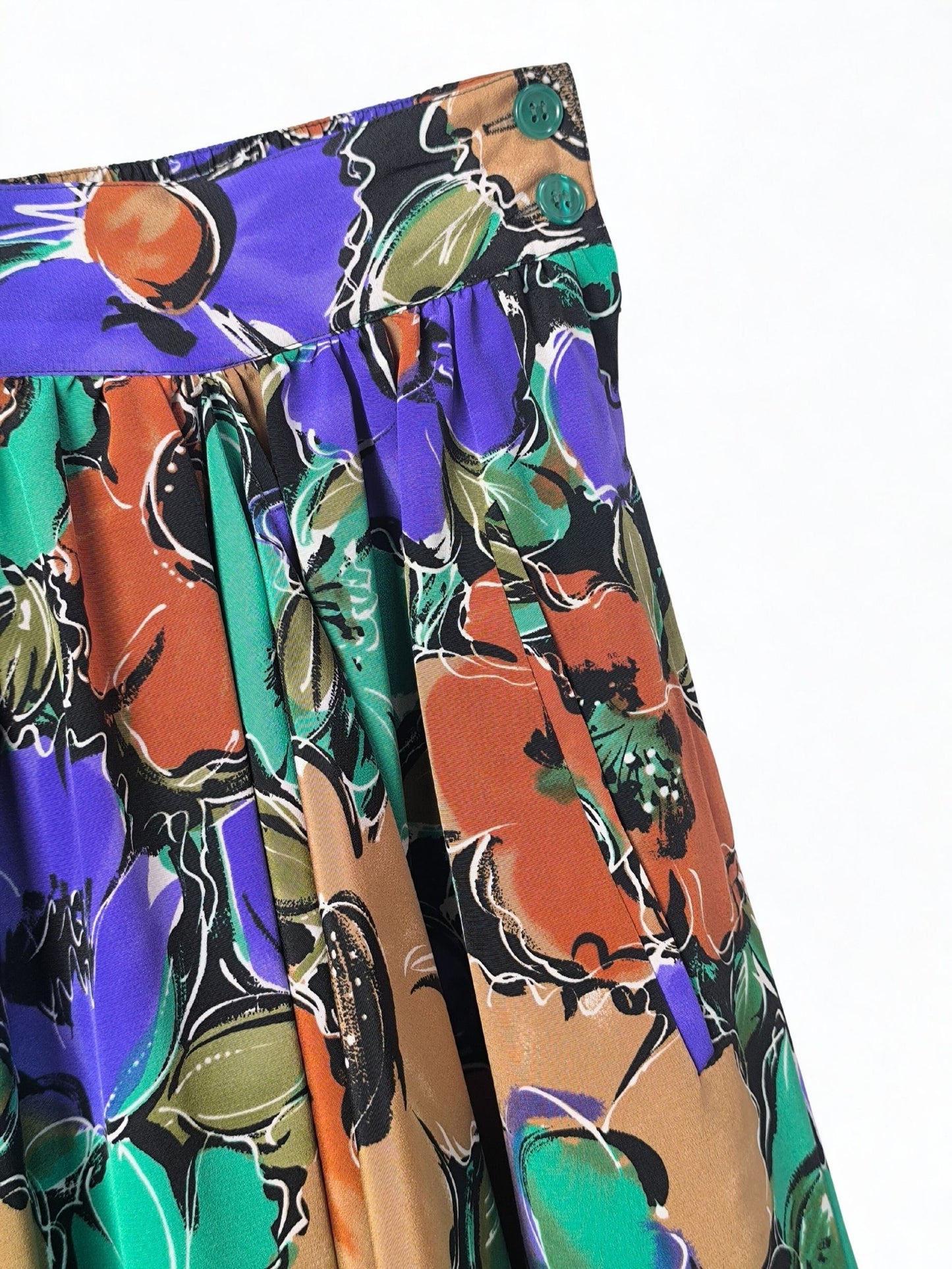 Vintage Floral Midi Skirt – L'Ultima Linea