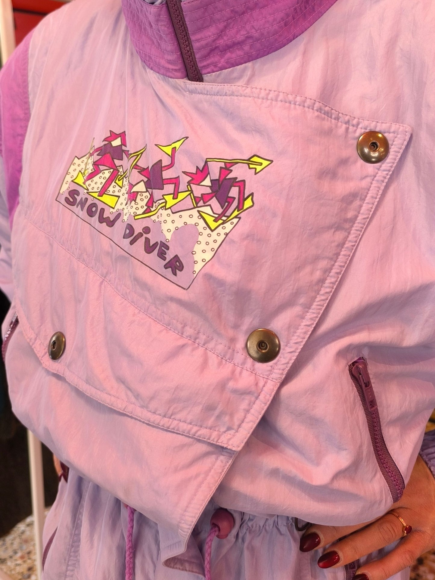 Golden Team "Silver Wings" Vintage Ski & Snowboard Suit