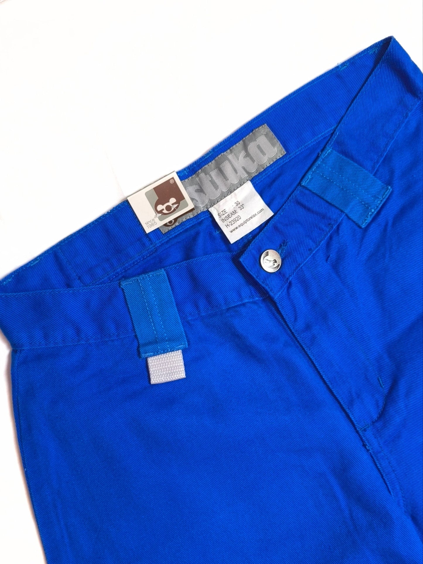 Deadstock Stuka Blue Wide Leg Baggy Pants – 90s–Early 2000s Original Skate Streetwear