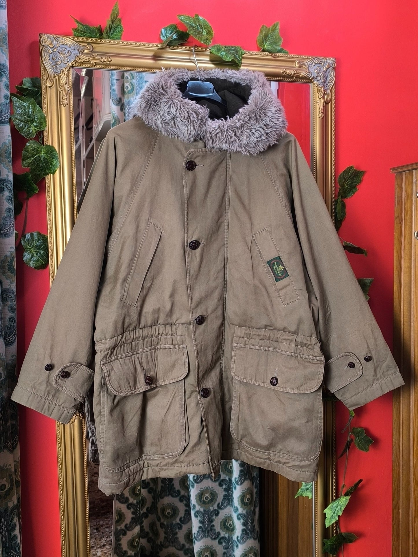 Unisex Brooksfield Sportive Made in Italy Vintage Parka Jacket