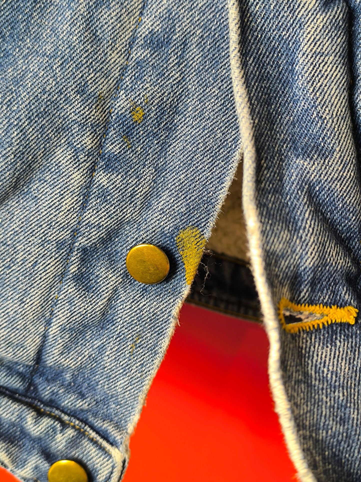 Per Plex Try Vintage Sherpa Denim Jacket