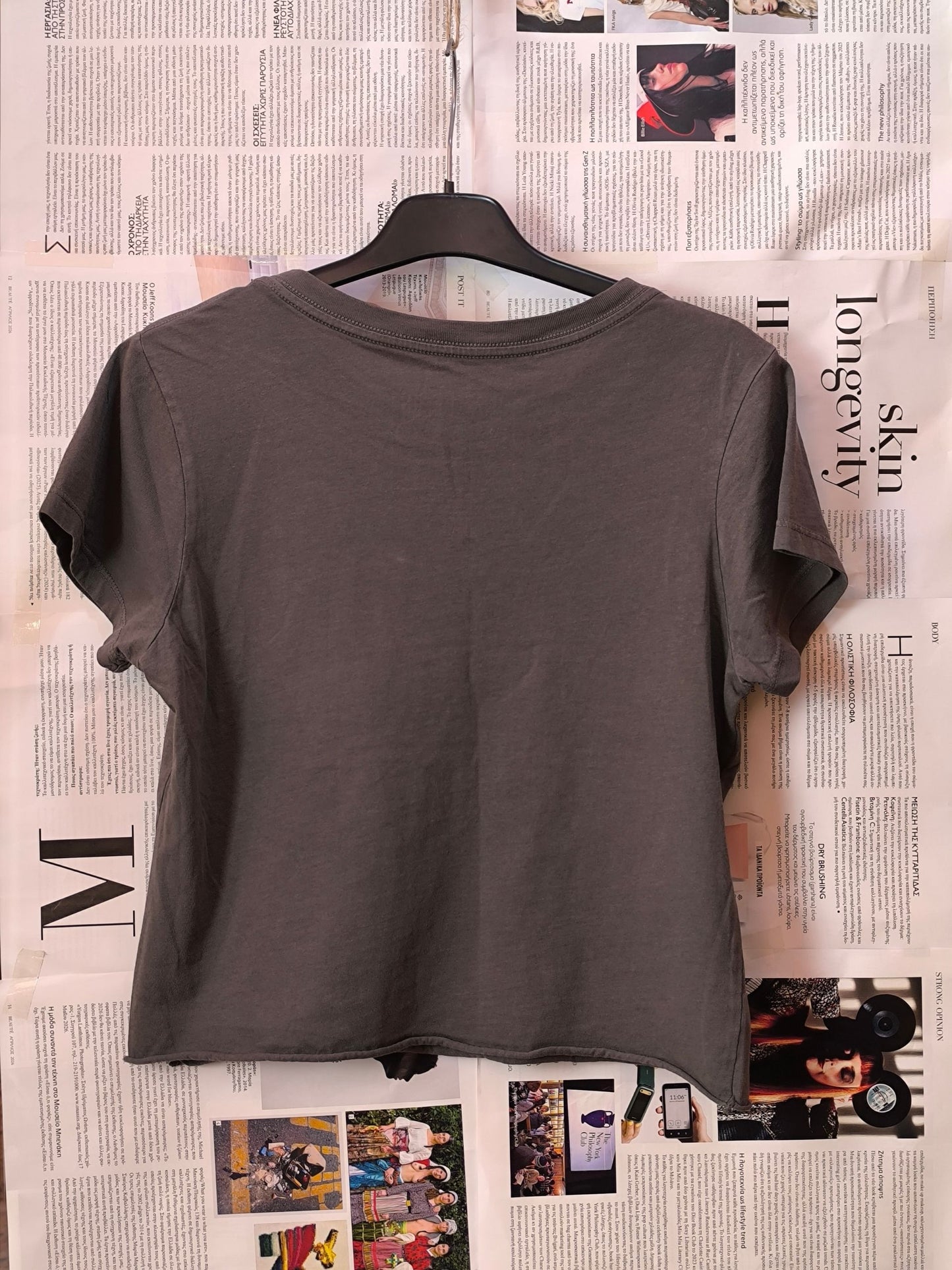 Led Zeppelin “Central Park 1974” Cropped Band T-Shirt