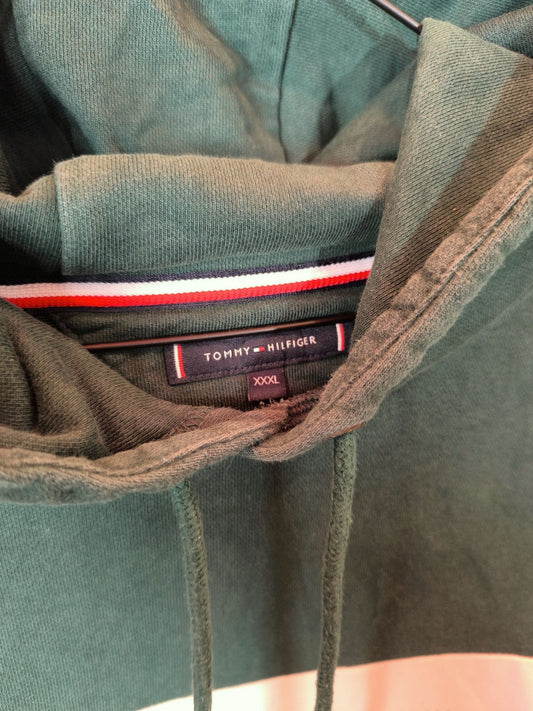 Tommy Hilfiger Logo Hoodie – Forest Green