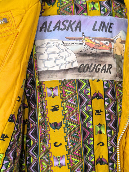 Vintage Alaska Line “Cougar” Expedition Jacket – Mustard Cotton, Late 80s