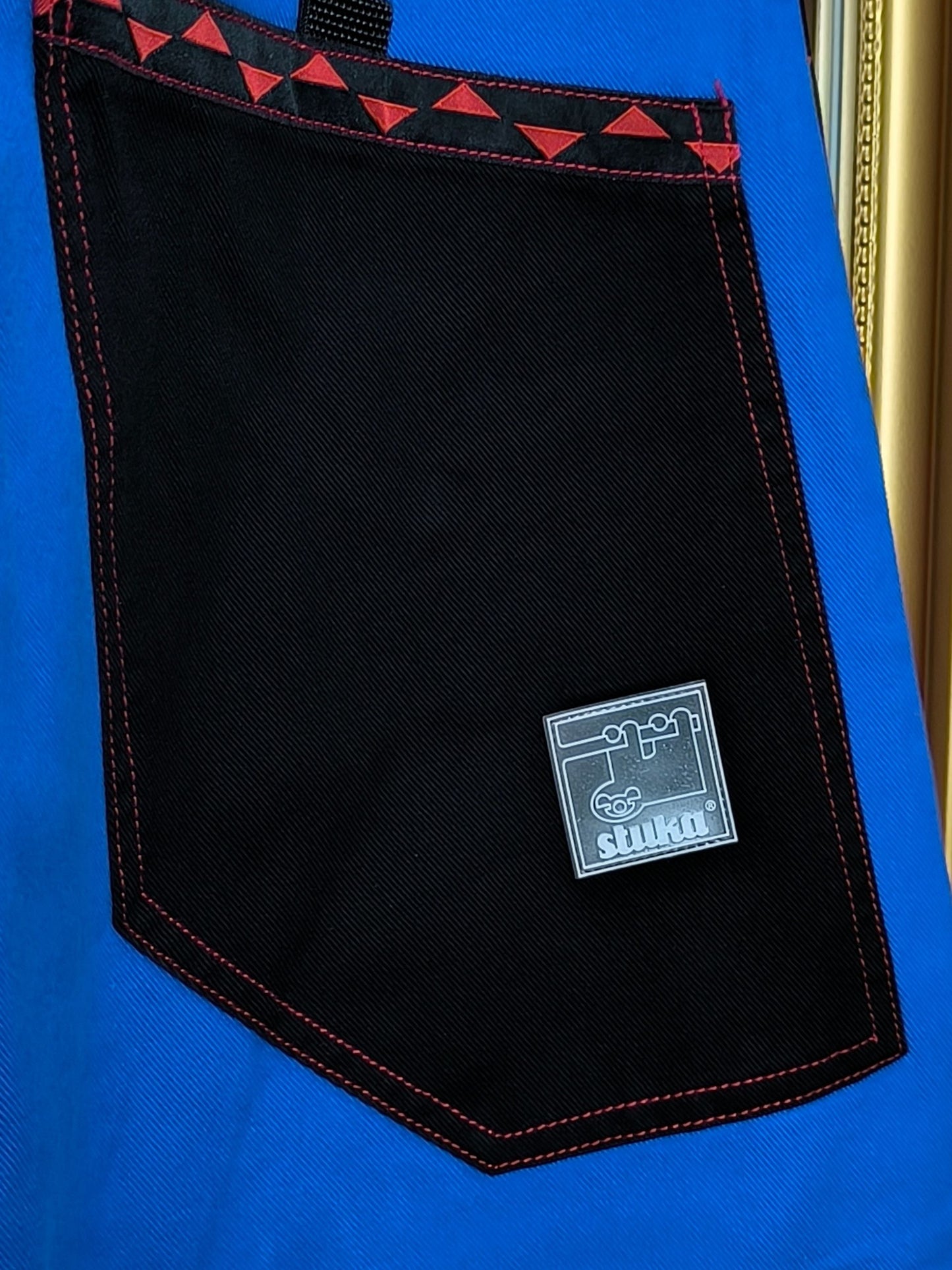 Deadstock Stuka Blue Wide Leg Baggy Pants – 90s–Early 2000s Original Skate Streetwear