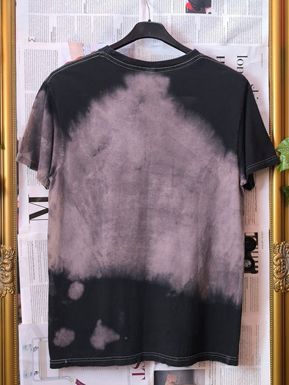 AC/DC “Back in Black” Tie-Dye Band T-Shirt