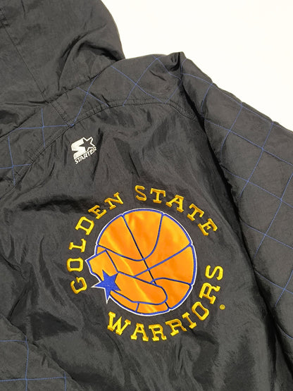 Vintage Starter x Golden State Warriors NBA Puffer Jacket (1990s)
