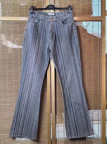 Cassis Cottons Striped Y2K Jeans